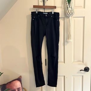 7 Skinny Knee Rip Jeans - Midrise